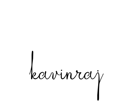Kavinraj- signature