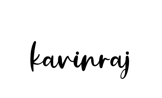 Kavinraj- signature
