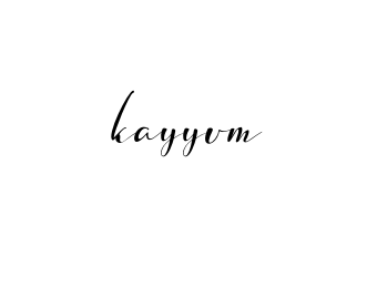 Handwritten Signature for Kayyum - Style 132 Online