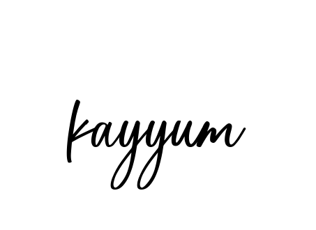 Handwritten Signature for Kayyum - Style 142 Online