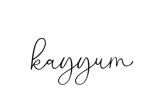 Handwritten Signature for Kayyum - Style 147 Online