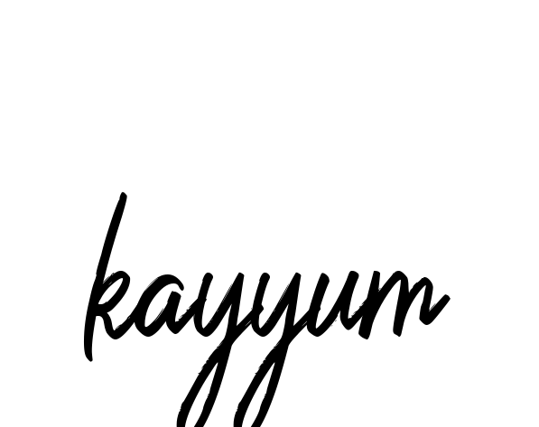 Handwritten Signature for Kayyum - Style 149 Online