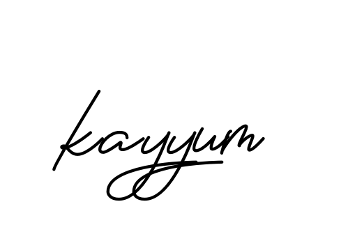 Handwritten Signature for Kayyum - Style 150 Online