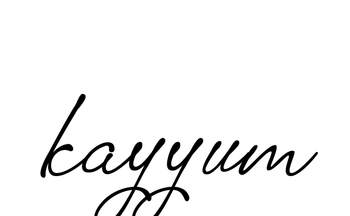 Handwritten Signature for Kayyum - Style 151 Online
