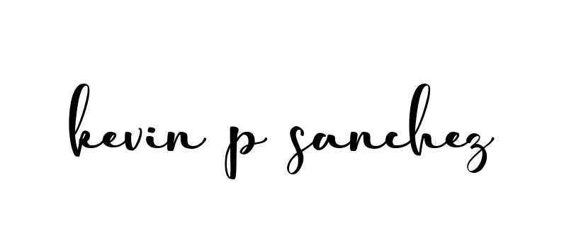 Kevin-p-sanchez signature