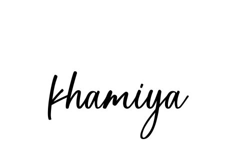 Handwritten Signature for Khamiya - Style 142 Online