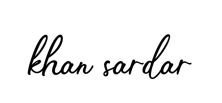 Khan-sardar signature
