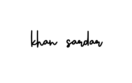 Khan-sardar signature