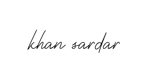 Khan-sardar signature
