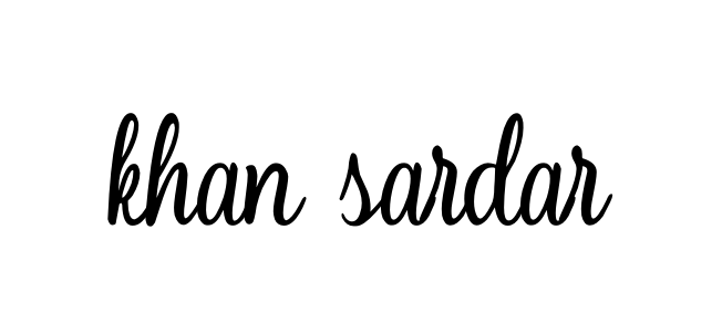 Khan-sardar signature