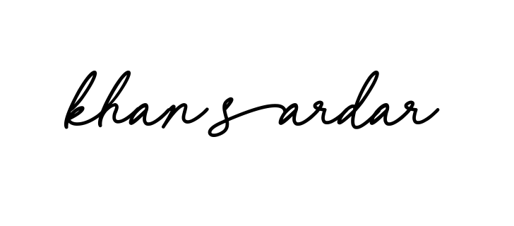 Khan-sardar signature
