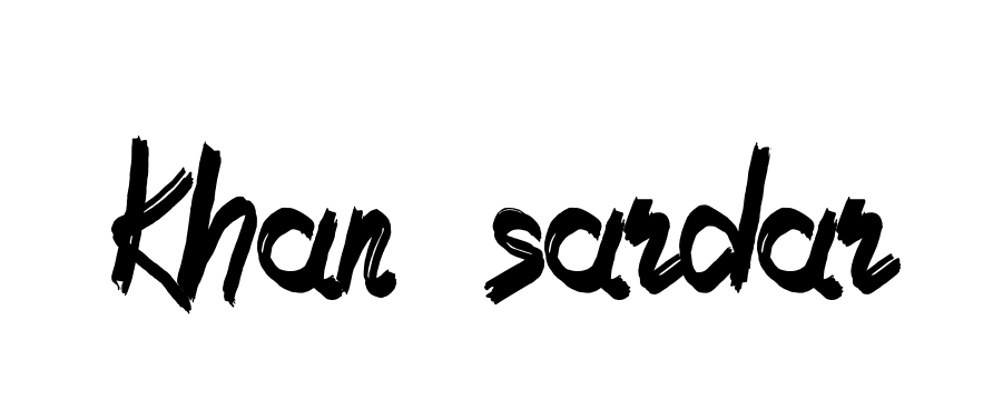 Khan-sardar signature