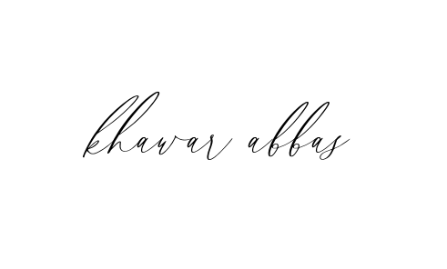 Handwritten Signature for Khawar-abbas- - Style 134 Online