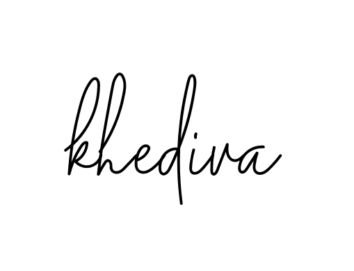 Khediva signature