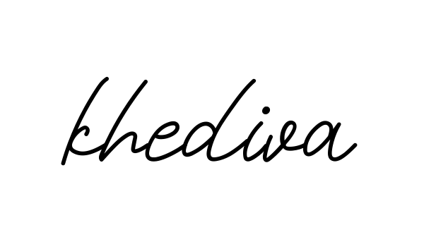 Khediva signature