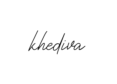 Khediva signature