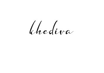 Khediva signature
