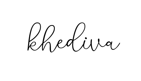 Khediva signature