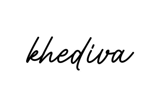 Khediva signature
