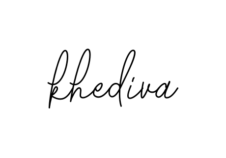 Khediva signature