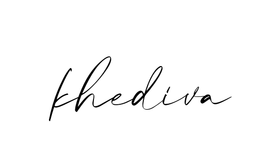 Khediva signature