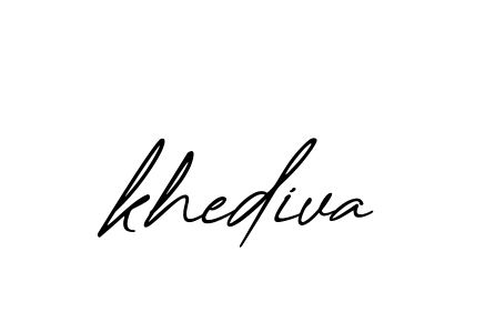 Khediva signature