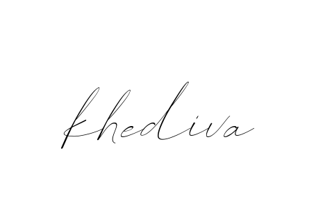 Khediva signature
