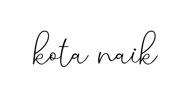 Handwritten Signature for Kota-naik - Style 147 Online