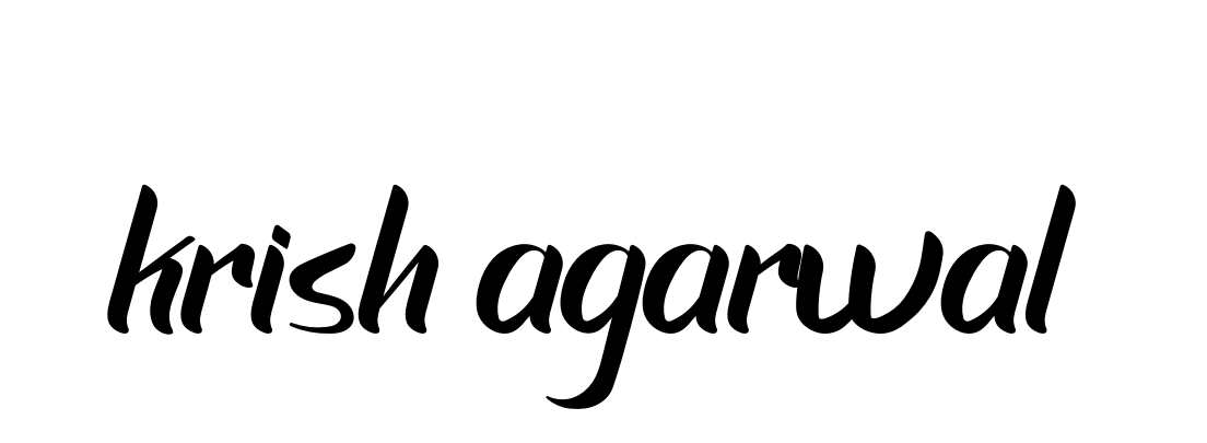 Handwritten Signature for Krish-agarwal- - Style 153 Online