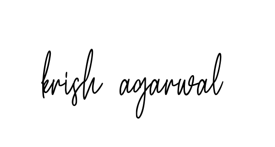 Handwritten Signature for Krish-agarwal- - Style 154 Online