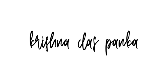 Krishna-das-panka signature