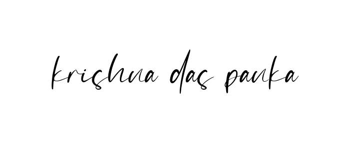 Krishna-das-panka signature