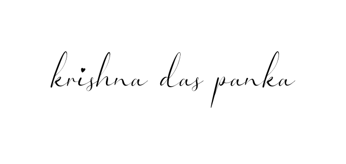 Krishna-das-panka signature
