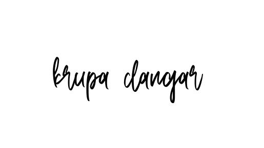 Handwritten Signature for Krupa-dangar- - Style 143 Online
