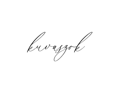 Handwritten Signature for Kuvaszok - Style 134 Online