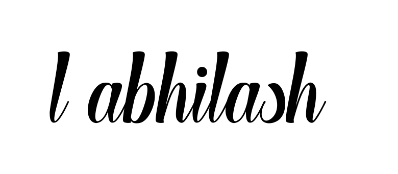 L-abhilash signature