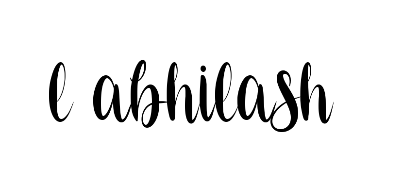 L-abhilash signature