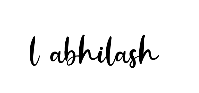 L-abhilash signature
