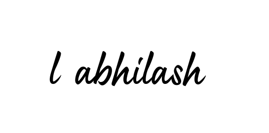 L-abhilash signature