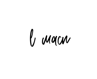 Handwritten Signature for L-macn - Style 143 Online