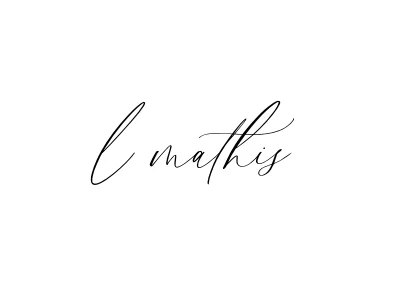 Handwritten Signature for L-mathis - Style 134 Online