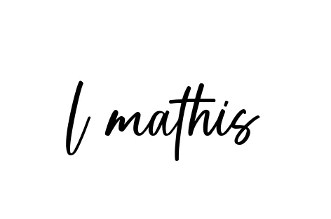 Handwritten Signature for L-mathis - Style 142 Online