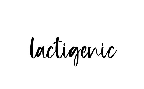 Lactigenic signature