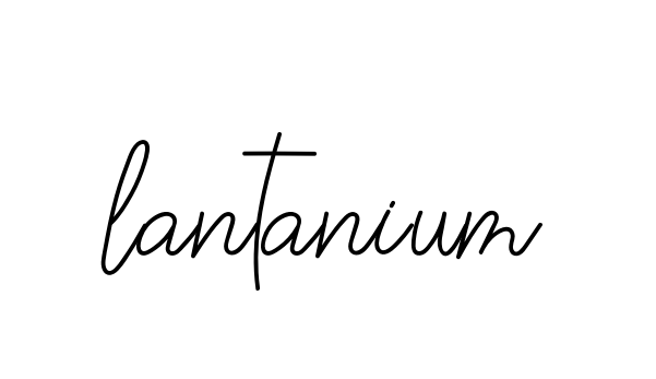 Handwritten Signature for Lantanium - Style 145 Online