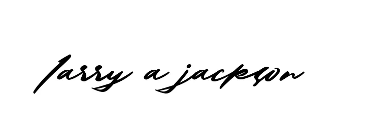 Handwritten Signature for Larry-a-jackson - Style 140 Online
