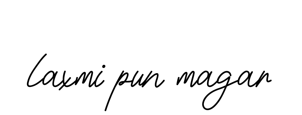 Laxmi-pun-magar signature