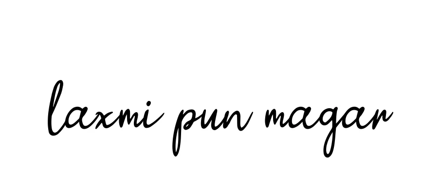 Laxmi-pun-magar signature