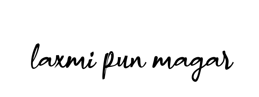 Laxmi-pun-magar signature