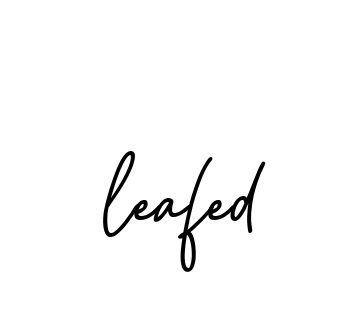 Leafed signature