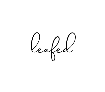 Leafed signature